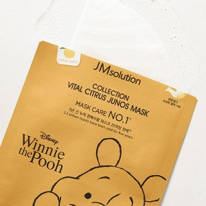 JMsolution Disney collection vital citrus junos Маска тканевая для лица с юдзу