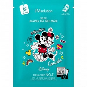 JM Solution Disney Collection Selfie Barrier Tea Tree Mask Маска тканевая с чайным деревом