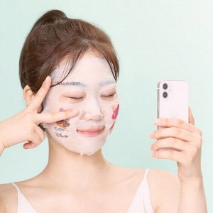 JMsolution Selfie Barrier Rose Of Jericho Mask Увлажняющая тканевая маска для лица с иерихонской розой
