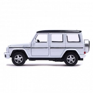 Машина металлическая MERCEDES-BENZ G63 AMG, 1:32, открываются двери, инерция, цвет белый