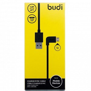 Кабель USB - micro USB budi M8J147M для HTC/Samsung (120 см)