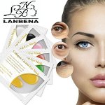 Гидрогелевые патчи Lanbena с гиалуроновой кислотой, пептидами, коллагеном и ретинолом 1 шт
