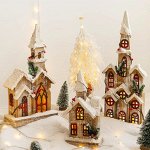 Шикарные новогодние домики и замки