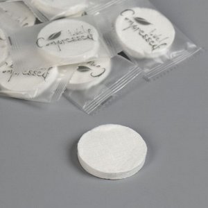Прессованные салфетки в таблетках, универсальные, 20 шт, 21 * 15 см, цвет белый