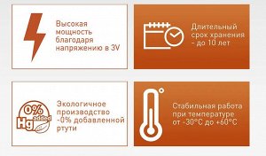 Элемент питания  PANASONIC Power Cells 2025 B1 (12) 5811