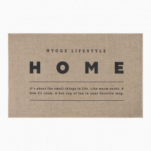 Набор ковриков для ванной Этель "HOME" 2 шт, 48х78 см, 40х45 см