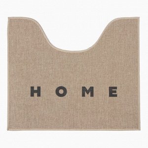 Коврик для ванной Этель "HOME", 40х45 см