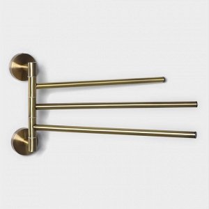 Держатель для полотенец Stölz basic Bronze, 3 спицы, бронзовый