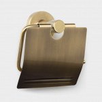 Держатель для туалетной бумаги с крышкой Штольц St*lz bacic, серия Bronze