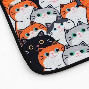 Коврик придверный «Котики», 40 х 60 см