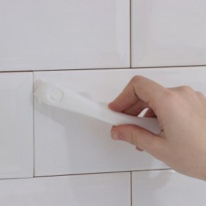 Щётка для чистки посуды и решёток-гриль Raccoon, круг, 19х5,5х2 см, цвет белый