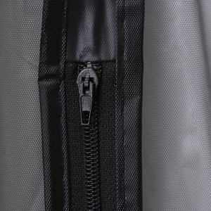 Чехол для одежды LaDо́m, 60x137 см, плотный, PEVA, цвет серый