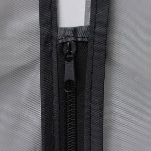 Чехол для одежды LaDо́m, 60x90 см, плотный, PEVA, цвет серый