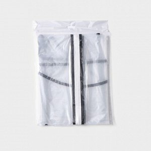 Чехол для одежды LaDо́m, 60x160 см, PEVA, прозрачный