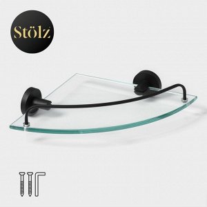 Полка для ванной угловая St?lz Loft basic, стеклянная