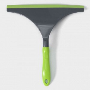 Водосгон Доляна Green day с анатомической ручкой, 25?24 см, цвет зелёный
