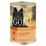 Консервы Nero Gold для собак Сочная индейка . 415 гр. Премиум. Россия