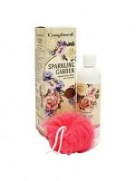 Compliment SPARKLING GARDEN №1361 (Гель для душа 250мл с увлажняющим комплексом + Мочалка)1/12
