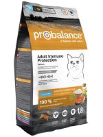 ProBalance Adult Immuno Protection Корм сухой для кошек с лососем, 1,8 кг 1/6