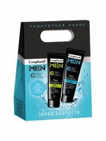 Compliment men №1990 Заряд бодрости (Гель для бритья 80мл + Гель после бритья 80мл)