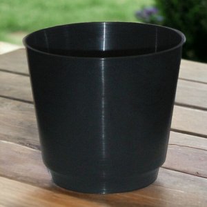 Горшок для рассады 4 л. черный, многоразовый пластик