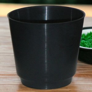Горшок для рассады 5 л. черный, многоразовый пластик