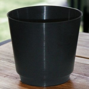 Горшок для рассады 5 л. черный, многоразовый пластик
