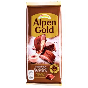Шоколад Альпен Гольд Капучино 85 г 1 уп.х 21 шт.