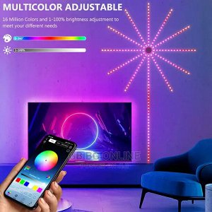 Светодиодная лента LED RGB мультиколор с пультом ДУ и управлением через смартфон (Формат феерверк)