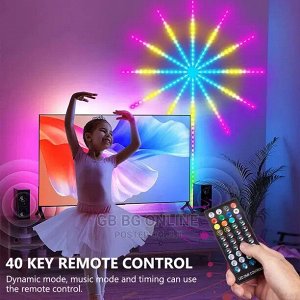 Светодиодная лента LED RGB мультиколор с пультом ДУ и управлением через смартфон (Формат феерверк)