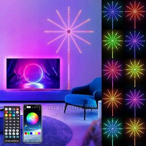 Светодиодная лента LED RGB мультиколор с пультом ДУ и управлением через смартфон (Формат феерверк)