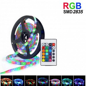 Akuma Светодиодная лента LED RGB мультиколор с пультом ДУ длинна 3М, влагозащита IP65