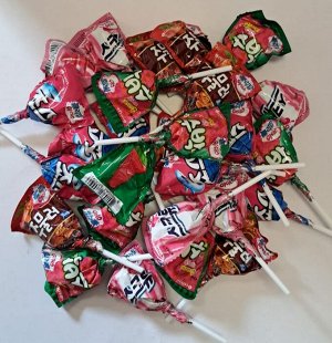LOTTE Леденцовая карамель &quot;Lollipop ice (candy 10)&quot;,110г