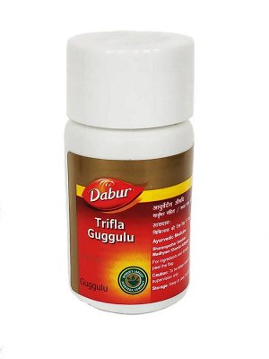 DABUR Trifala guggul  Трифала Гуггул для улучшения иммунитета и очищения организма 40 таб