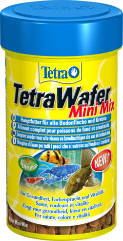 Tetra Wafer Mini Mix (чипсы ) 100 мл., корм для всех донных рыб и ракообразных