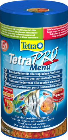 Tetra PRO Menu (чипсы) 250 мл. 4 вида чипсов