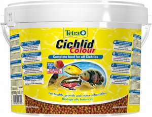 Tetra Cichlid Colour Pellets 10 л.(ведро) шарики