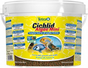 Tetra Cichlid Algae mini Pellets 10 л.(ведро) мелкие шарики