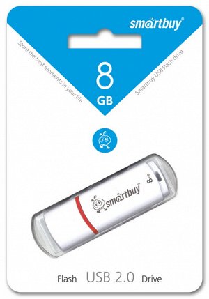 Флеш память USB 8GB Crown White (SB8GBCRW-W)