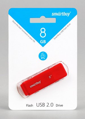 Флешка UFD Smartbuy 8GB Dock Red  (SB8GBDK-R)