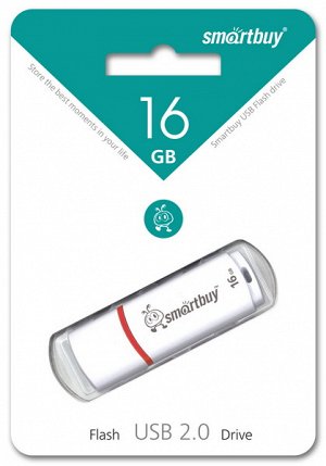 Флеш память USB 16GB Crown White (SB16GBCRW-W)