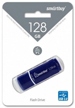 Флешка UFD 3.0 Smartbuy 128GB Crown Blue (SB128GBCRW-Bl)