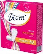 Q -&gt; DISCREET Женские гигиенические прокладки на каждый день Normal Trio 60шт
