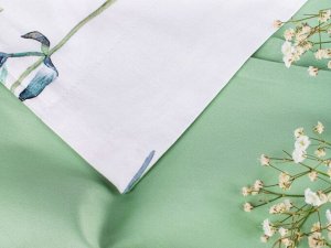 Комплект постельного белья Семейный, египетский хлопок Premium 1380-7