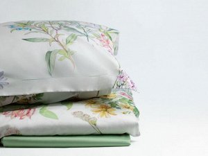 Комплект постельного белья Семейный, египетский хлопок Premium 1380-7