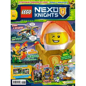 LEGO NEXO KNIGHTS рыцарь № 4/18 +Злой близнец Фред+крутой меч  журнал