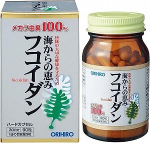 ORIHIRO Fukoidan - 100% экстракт водоросли мекабу (вакаме)
