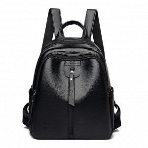 Женский повседневный рюкзак из эко кожи, цвет черный
