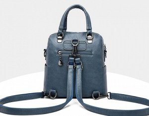 Женский рюкзак-сумка из эко кожи со сьемными лямками, цвет фиолетовый