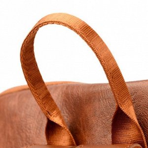 Женский дорожный рюкзак из эко кожи, цвет коричневый